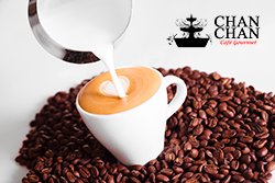 arte latte  con cafe 